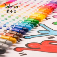 若态12色24色丝滑蜡笔创意儿童礼物早教画画笔