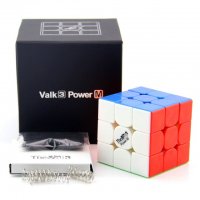 奇艺魔方格valk3 powerM 磁力版三阶魔方黑色 专业比赛主力3阶