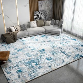 （艺辰地毯）土耳其进口客厅地毯轻奢沙发茶几简约现代卧室床边毯别墅高档