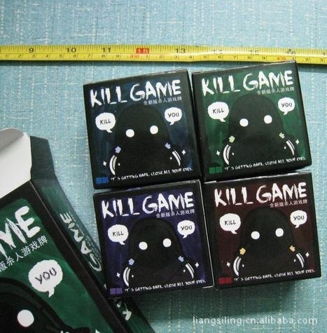 桌游-kill game杀人游戏牌 带惩罚牌 学生朋友家庭聚会娱乐批发