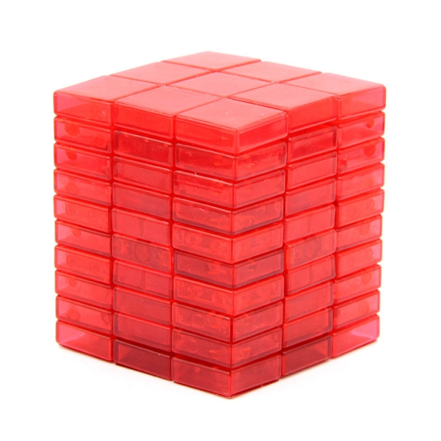 智力乐园3311系列魔方透明红色限量收藏版三三十一阶异形魔方玩具
