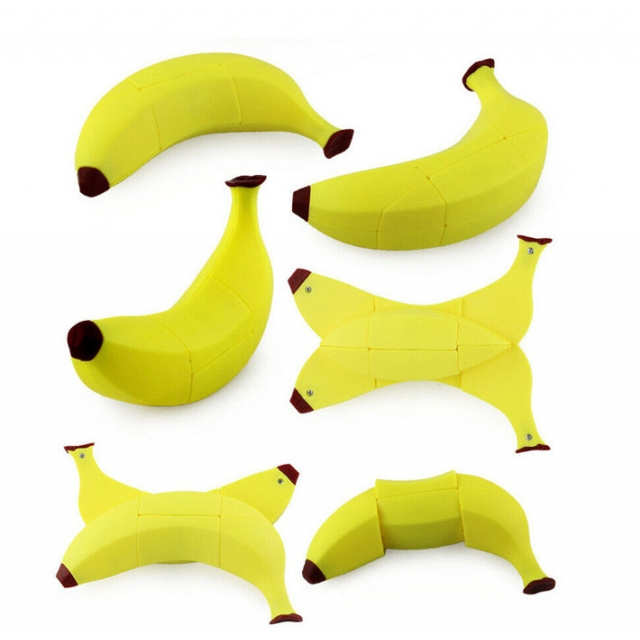 厂家直销 泛新香蕉223魔方 3阶苹果魔方 儿童益智玩具 批发