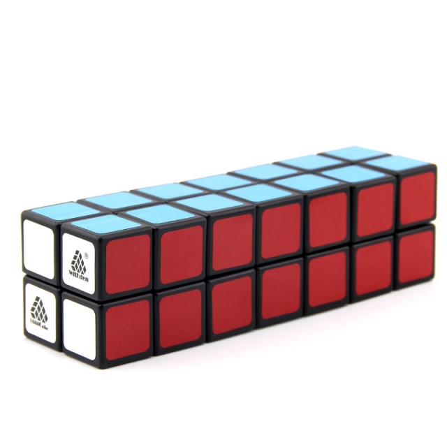 智力乐园227立方体魔方 2x2x7 Cuboid Cube 二阶异形收藏玩具
