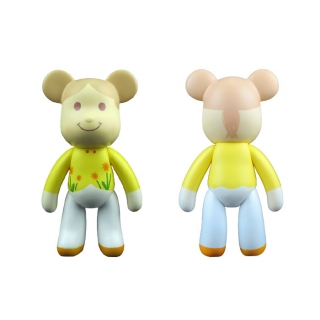 POPOBE正版暴力熊 3寸盒装 蒲公英 PVC 卡通 装饰 Q版 摆件 动漫