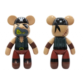 POPOBE正版暴力熊 20寸熊 海盗 DIY订做 摆件 手绘 Q版 装饰 潮牌