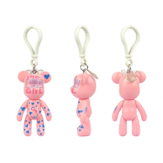POPOBE正版暴力熊 3寸钥匙扣 一生女 情人礼物 节日礼品 配件