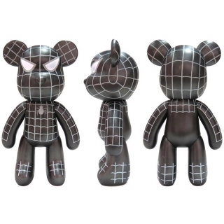 POPOBE正版暴力熊 15寸熊仔 蛛特 创意 Q版 装饰 摆件 支架 潮牌