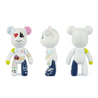 POPOBE正版暴力熊 3寸盒装 T7 PVC 卡通 装饰 Q版 摆件 动漫