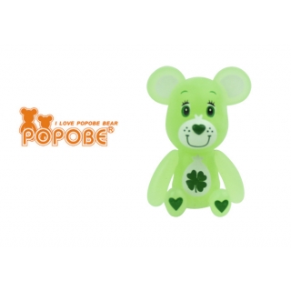 POPOBE正版暴力熊 2寸防尘塞净公仔 四叶草夜 高尔夫配件帽夹球标