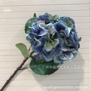 高档欧式12叉八仙绣球仿真绣球假花家居婚庆手捧装饰花批发摄影