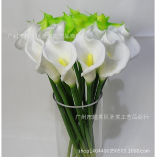 淘宝爆款PU小马蹄莲 PU仿真花厂家直销 多种颜色可定做工程装饰