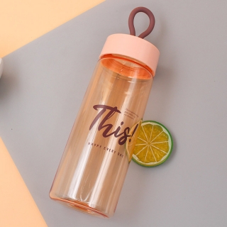 可爱塑料便携水杯女 大容量创意学生杯子 引流款促销