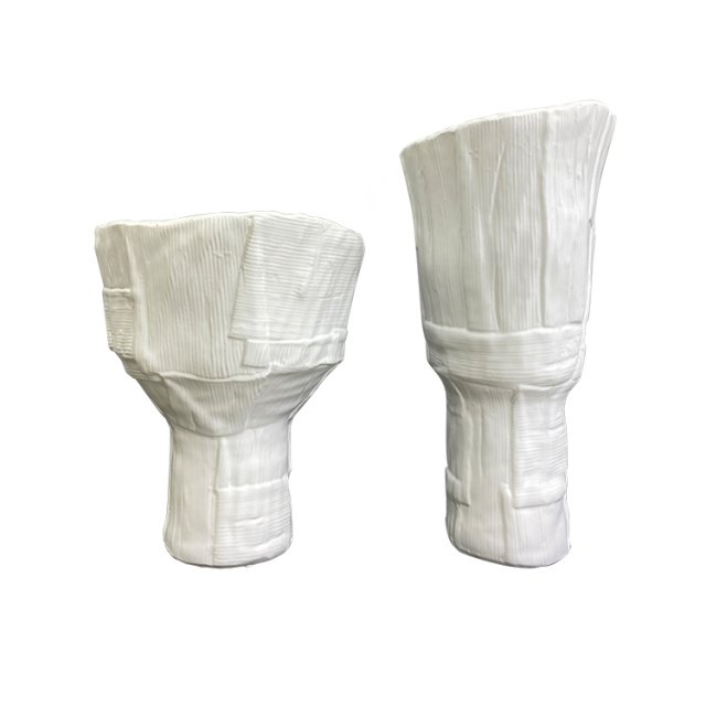 现代简约客厅异形花器陶瓷艺术摆件样板间售楼处设计师款创意花盆 花瓶批发 万菱购 万菱广场批发商城