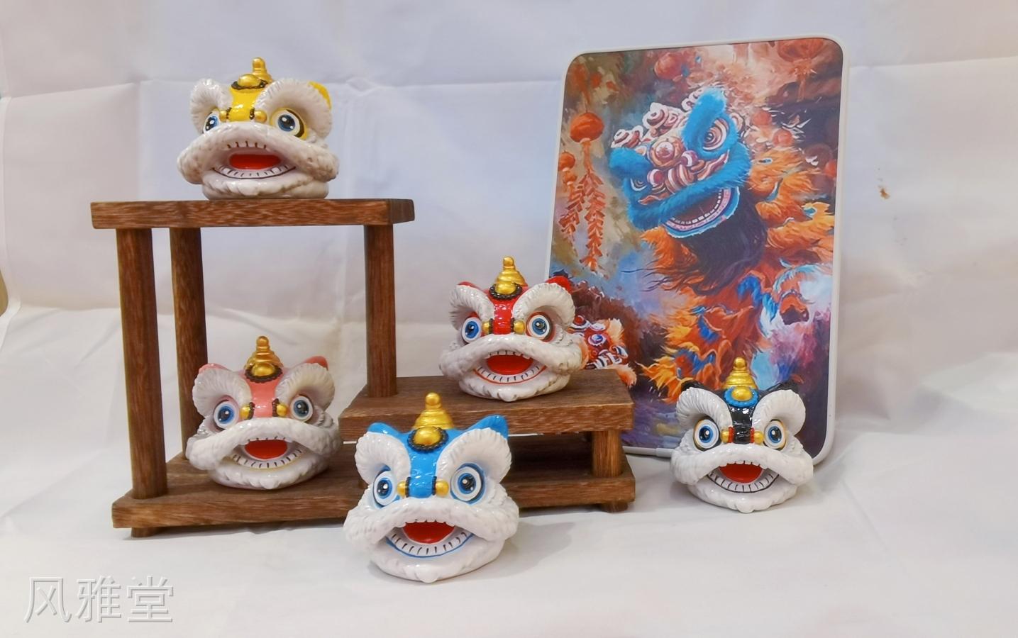 8CM蓝色狮头864197