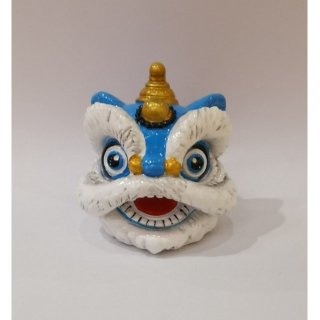 5.5CM蓝色狮头