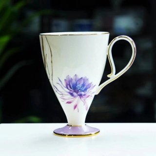 唐山优质骨瓷雅心马克杯水杯