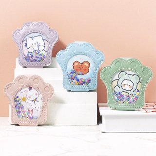 卡通创意造型车缝纽扣镜随身化妆镜便携折叠迷你口袋时尚化妆镜