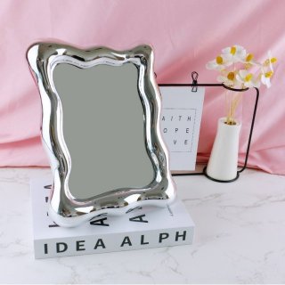 ins风跨境电商镜子新款台镜现货桌面镜浴室化妆镜