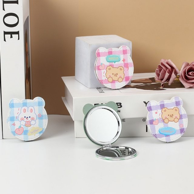 [胜雅] 可爱折叠镜包包化妆镜便捷包包镜折叠化妆镜