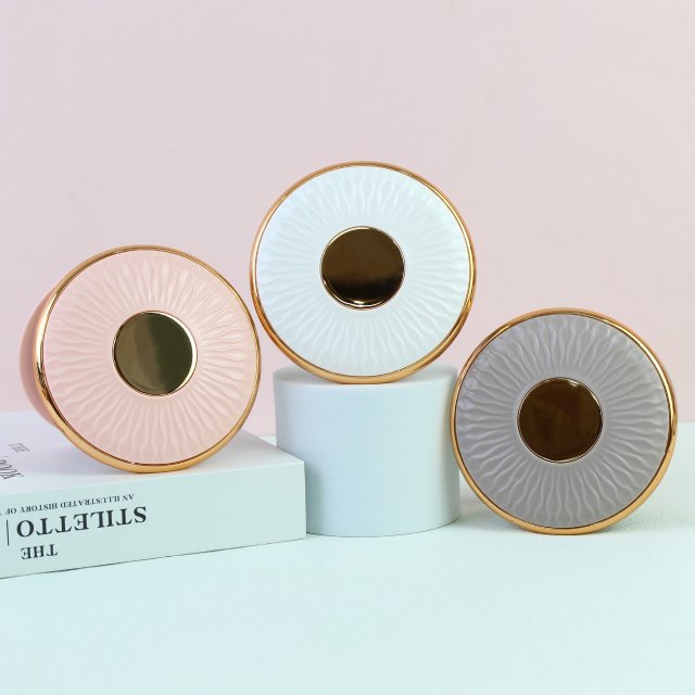 [胜雅] 圆形化妆镜简约大气小清新学生宿舍便携随身折叠镜