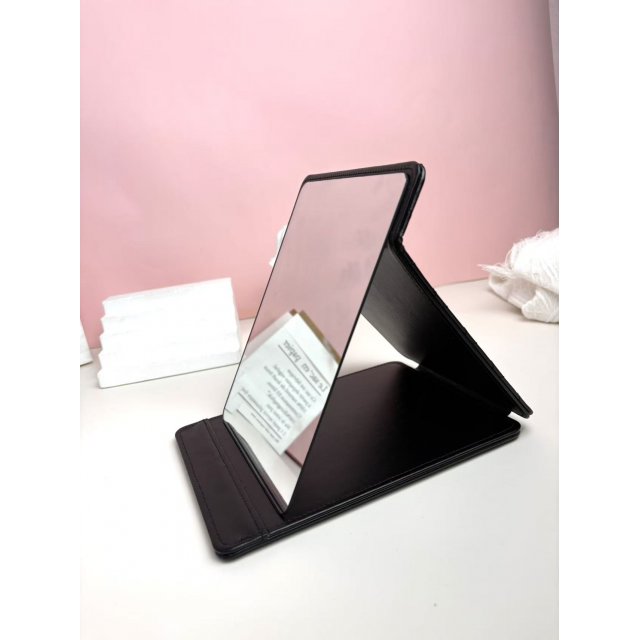 [胜雅] PU车缝菱格纹折叠台镜