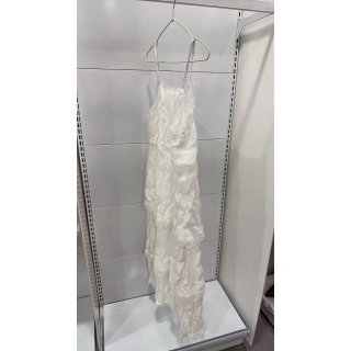 简约气质百搭皱褶收腰修身无袖连衣裙