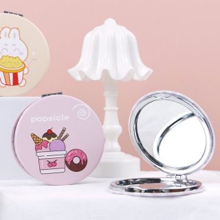 小动物也要吃零食 便携口袋化妆镜