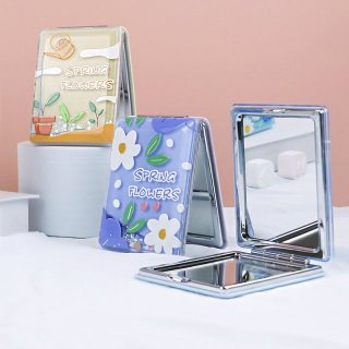 春日里的绚烂 水晶浮雕流沙时尚镜