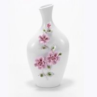 立体花朵现代时尚精品花瓶/欧式高档陶瓷摆件/玫瑰之约V418-4A