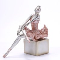欧式芭蕾舞美女家居装饰品电视柜卧室人物装饰摆件V403-2
