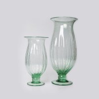 后现代简欧式新古典水晶玻璃花瓶样板房装饰餐桌摆件YK800843、YK800832
