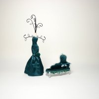 时尚创意置物架 红酒收纳装饰摆件 1314D00墨绿色大模特