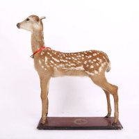 仿真小鹿真皮模型小鹿家居创意摆件结婚礼物儿童玩具YST-02