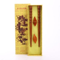 高档原木筷子2对套装 天然健康 高档礼品Y2-005