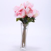 家居室内仿真花艺装饰摆放 12枝/盒 31CM/单头卷边牡丹P仔仿真插花MTF-1-0172