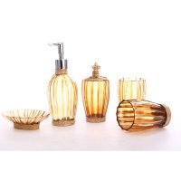 卫浴套装5件套 创意浴室用品漱口杯洗漱套装 高档礼物 299
