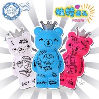 涂鸦小熊钱罐 涂鸦益智储蓄罐 低量加印LOGO定制厂家