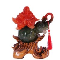 家居摆件工艺品福如东海红佛墨玉葫芦开业乔迁商务送礼礼品