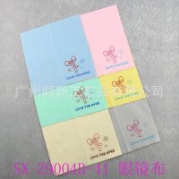 【2015爆款】工厂直供批发可爱卡通双面绒印花眼镜布镜头布檫拭布