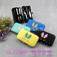 【2015经典爆款】个性订制韩版精美旅行便携式美甲套装修甲组合装SX-Z75095