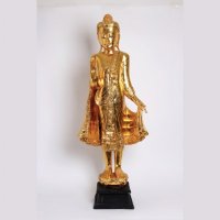 东南亚风格像佛摆件家居装饰品佛教工艺品客厅创意商务立佛摆设F3-0019（只批发不零售）