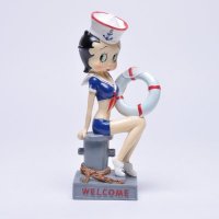 欧美树脂工艺品贝蒂海军造型树脂摆件家居电视柜玄关创意摆件ZM70061-9C