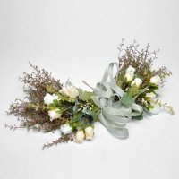 迷你草加18头布玫花叶挂壁挂 田园装饰结婚装饰64646