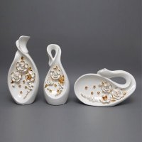 动物造型福建陶瓷卧室客厅办公桌摆件MJ1403 (左) MJ1402 (中) MJ1404（右）