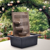 小型喷泉招财流水树脂家居风水摆件工艺品1148001