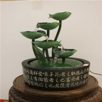 厂家直销中小型树脂流水喷泉工艺品H8301