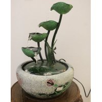 厂家直销中小型树脂流水喷泉工艺品H8305