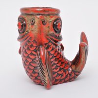 家居装饰品婚庆礼品民间工艺品漆器摆设 现代鱼摆件14048